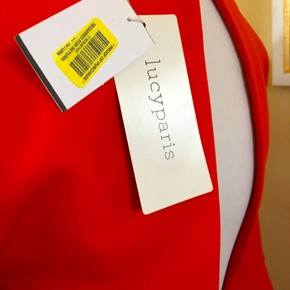 NWT LUCY PARIS Cutout Back Bell Sleeve Mini Dress - Picture 6 of 8